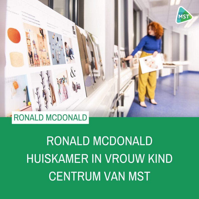 Ronald McDonald huiskamer in Vrouw Kind Centrum van MST